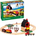 Produktbild: BRIO World 33719 Bahn Bauernhof Set - Holzeisenbahn mit Bauernhof, Tieren und