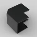 Produktbild: Eckverbinder Aussen Eck für Kabelkanal 40x40 mm PVC SCHWARZ Kopos