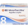 Produktbild: Bd Micro-Fine Ultra Pen-Nadeln 0.25x8 Mm 100 ST