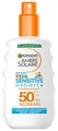 Produktbild: Garnier Sonnencreme LSF 50+ für Kinder, Wasserfest und resistent gegen Sand, Ambre Solaire Kids Sensitive expert+ Sonnenschutzspray, 1 x 200 ml