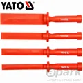Produktbild: YATO KUNSTSTOFF-SCHABER-SET 4-teilig 19-22-25-38mm ZIERLEISTEN-DICHTUNG-SCHARBER
