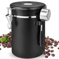 Produktbild: Kaffeedose Edelstahl Luftdicht Aufbewahrung Kaffeebohnen Behälter Küche 500g