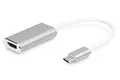Produktbild: DIGITUS USB Typ-C Grafik Adapter, USB Type-C zu HDMI Typ A, 4K Ultra HD 30Hz, 3840x2160 Pixel, Aluminium