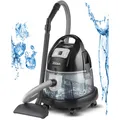Produktbild: Zilan Staubsauger m. Wasserfilter Nass/Trocken Sauger 8L 2000W grau