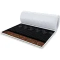Produktbild: Topper 90x200 cm Matratzenauflage NERO mit Kokos HR-Schaum Matratzenschoner Kokosfaser H3 mit waschbarem Premium Bezug