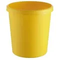 Produktbild: Papierkorb the german 31,5 x 33,1 cm (D. x H) 18l Polypropylen Farbe: gelb 1 Sortierfach