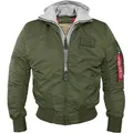 Produktbild: Alpha Industries MA-1 D-Tec Bomberjacke dark green, Größe XL