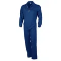 Produktbild: Qualitex Workwear Arbeitsoverall strapazierfähiger basic Rallyekombi aus reiner Baumwolle - BW 240 g (1-tlg) standard Blaumann mit 5 Taschen - Blickdicht - Pflegeleicht - Waschbar blau 48