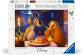 Produktbild: 1000 Teile Ravensburger Puzzle Disney Classics Susi und Strolch 12000003