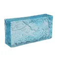 Produktbild: Fuchs Design Glasziegel Glasklinker Crystal Collection Rock Azur blau, 20x10x5 cm