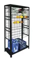 Produktbild: SCHULTE Regalwelt Weinregal für bis zu 96 Flaschen, 180x80x35 cm (HxBxT) schwarz