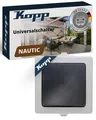 Produktbild: NAUTIC Universalschalter in Grau - 1-fach Lichtschalter-Aufputz mit 10AX Scha...