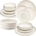 Produktbild: Sänger Tafelservice, Creme, Stein, 16-teilig, Rund, 27x6.5x27 cm, Essen & Trinken, Geschirr, Geschirr-Sets, Tafelservice