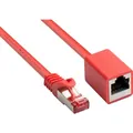 Produktbild: Good Connections RNS Patchkabelverlängerung mit Rastnasenschutz, Cat. 6, S/FTP, PiMF, PVC, 250MHz, OFC, CU, rot,... (S/FTP, CAT6, 0.50 m) (8063VR-005R)