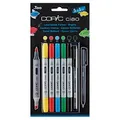 Produktbild: COPIC Ciao 5+1 Layoutmarker-Set farbsortiert 1,0 + 6,0 mm, 6 St.