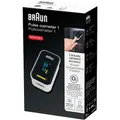 Produktbild: BRAUN Gesundheit PulsoximeterPulse Oximeter 1 YK-81CEU Braun Pulsoximeter + Band + 2 Batterien + Anleitung. 1 Stk. (20,06 € / 1 Stk.)