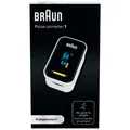 Produktbild: Braun Pulsoximeter 1 ist ein Oximeter, mit dem Sie Ihren Blutsauerstoffgehalt au