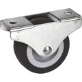 Produktbild: Parkett Bockrolle (Transportrolle) Rad ø 50 mm Tragkraft 55 kg verzinkt grau