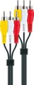 Produktbild: Schwaiger CIK5030 533 Video-Kabel, CINCH Stecker, (300 cm), farblich markierte Stecker