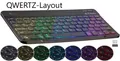 Produktbild: NEU Multi Device Akku Funktastatur Bluetooth LED 7 Color für PC Mobilgeräte TV