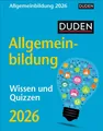 Produktbild: Duden Allgemeinbildung Tagesabreißkalender 2026 - Wissen und Quizzen Huhnold