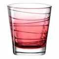 Produktbild: Leonardo Trinkglas Vario Struttura, Becher, Wasserglas, Glas, rot, 250 ml