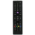 Produktbild: Ersatz Fernbedienung für Telefunken TV / D40F278Q3C / D40F278Q3CW / D40F280R3CW Fernseher Remote Control - Schwarz