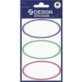 Produktbild: Avery Zweckform - Hausghaltsetik.oval Bunt 3742