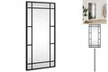 Produktbild: Wandspiegel Schwarz 30x60 Cm Rechteckig Eisen B-Ware
