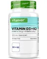Produktbild: vit4ever Vitamin D3 10.000 I.E. + Vitamin K2 200 mcg