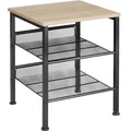 Produktbild: tectake® Beistelltisch, Industrial Style, mit Ablage und 2 Gitterablagen, 40,5 x 40 x 50,5 cm