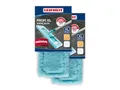 Produktbild: Leifheit 2er Set Wischbezug Profi XL Static Plus, für alle Bodenarten, zieht Staub und Haare an wie EIN Magnet, Bodenwischer Ersatzbezug für Glatte Böden, Staubwischer für den Boden