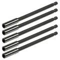 Produktbild: 5er Set langer Magnet Bithalter 150mm lang magnetischer Bit Halter 1/4 Zoll