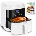 Produktbild: Aigostar - 7L Heißluftfritteuse, Friteuse Heissluft 1900 W Heissluftfriteuse, 7 Programmen, Warmhalten, 20 Rezepte, ohne Öl, LED-Touchscreen, Weiß