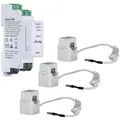 Produktbild: Shelly Stromzähler Pro 3EM, WLAN & LAN, 3 Phasen, 3x 120A, Inkl. 3 Klemmen, BT, Messfunktion, Hutschiene