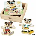 Produktbild: Kinder Puzzle aus Holz Disney + 2 Jahre [12 Stück]