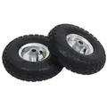 Produktbild: vidaXL Sackkarrenräder 2 Stk. Gummi 4,10 / 3,50 - 4 (260x83)