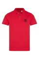 Produktbild: Camp David Poloshirt Herren Basic | Piqué Polo mit Logo-Stickerei, Trikotkragen & 2-Knopfleiste | Oeko-TEX Zertifiziert | Baumwoll-Mix, atmungsaktiv & pflegeleicht | Red, S