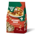 Produktbild: THE VEGAN COW Hack - Veganer Bio-Fleischersatz - 75g (225g zubereitet) - doppelte Proteinquelle - TOP Qualität, Geschmack und Konsistenz - Allergenfrei und ohne Soja