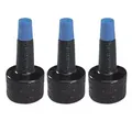 Produktbild: 3x Pelikan Stempelfarbe Nachfülltinte 4K für Stempelkissen 28ml blau 351213