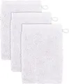 Produktbild: Möve Waschhandschuh Superwuschel, (Set, 3-St), Waschhandschuh Set mit Bordüre, 100% Premium Cotton Baumwolle, weich