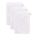 Produktbild: möve Superwuschel Waschhandschuh 15 x 20 cm aus 100% Baumwolle, snow 3er Set