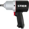 Produktbild: STIER Druckluft Schlagschrauber 15-PC, leicht, max. Lösemoment 1.054 Nm, vierkant, 1/2 Zoll, Stecknippel 1/4 Zoll, Schlagschrauber mit Hochleistun...