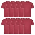 Produktbild: 10er Pack Valueweight T Herren T-Shirt Mehrpack, dunkelrot, L