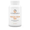 Produktbild: 3er Pack Vita World Calciumcitrat 500mg 3 x 120 Kapseln Apotheker-Herstellung Calcium Citrat Vegan
