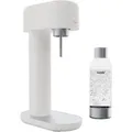 Produktbild: Mysoda Inkl. 1 quick-lock premium flaske - Aluminium - Hvid/sølvfarvet (EUR-RB003AL-WSE)
