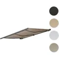 Produktbild: Elektrische Kassettenmarkise HWC-H27, Markise Vollkassette 6x3m ~ Polyester sand, Rahmen grau