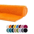 Produktbild: liebling Badteppich, 100% Polyester - Mikrofaser, Serie Chile, 60 x 100 cm, 30 Grad waschbar, Fußbodenheizung geeignet, Farbe: orange