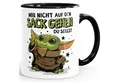 Produktbild: MoonWorks Tasse Kaffee-Tasse mit Spruch Mir nicht auf den Sack gehen du sollst Baby, Keramik