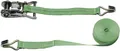 Produktbild: KERBL Zurrgurt 6 m x 25 mm, 2-teilig, Spitzhaken, Ratsche, grün, 3712 000000000000456446